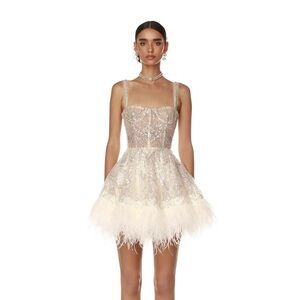 Bronx and Banco Mademoiselle Beaded Mini Dress